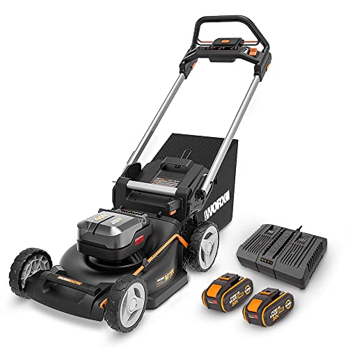 Cortacésped Nitro 40V (2x20V) Worx | PowerShare | 2 baterías
