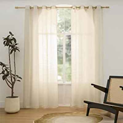 Cortinas de salón translúcidas Bedsure