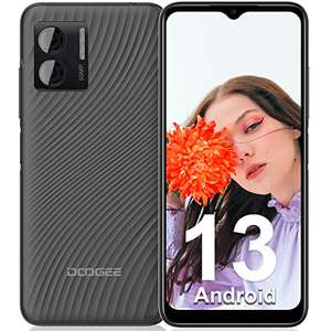 DOOGEE N50 Android 13, 15GB RAM+128GB ROM, 50MP, 6,52 Pulgadas, 4200mAh Batería, Dual SIM, Huella Dactilar/Face ID