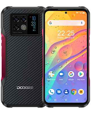 DOOGEE V20 Movil Todoterreno 5G, 6.43”FHD AMOLED, 8GB + 256GB, Cámara Triple 64MP + Visión Nocturna Telefono Movil Resistente, 6000mAh 33W, Octa-Core Android 11 Smartphone IP68 IP69K/NFC/OTG/FACE ID