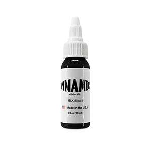 DYNAMIC - Tinta de tatuaje - Black 1oz (30ml) negro, oficial, muchas reseñas