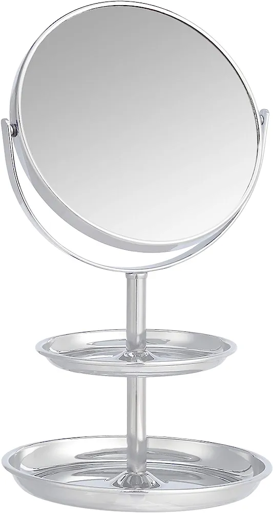 Espejo de doble cara giratorio de 360 grados 