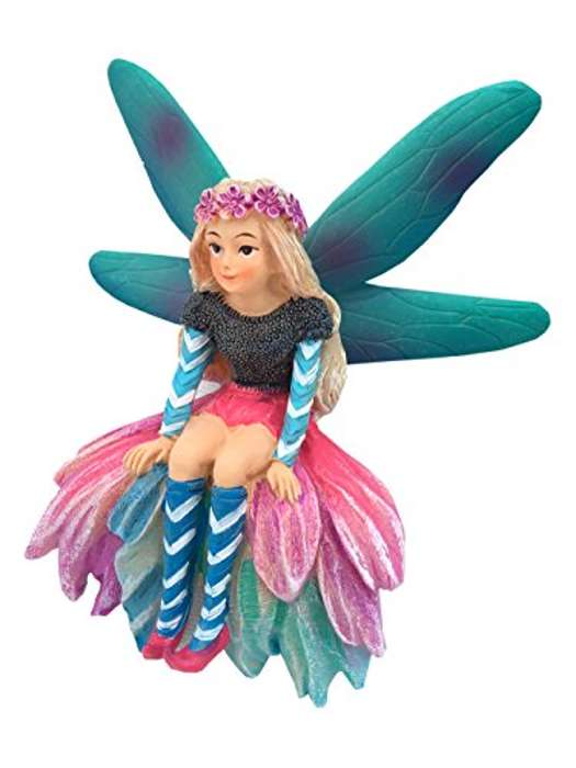 Estatuilla de Hada en miniatura para jardín 
