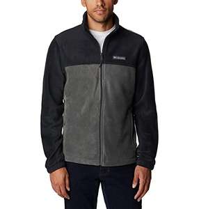 Forro polar Columbia negro con cremallera