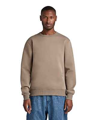G-STAR RAW Scuba-Sudadera, Beige Dk Lever D175-b416, L para Hombre