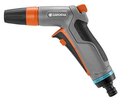 Gardena 18303-20 18303-20-Pistola Comfort Ideal para la Limpieza intensiva y riego con la Boquilla pulverizadora De Chorro Concentrado ha difuminado, Totalmente Regulable, embalado