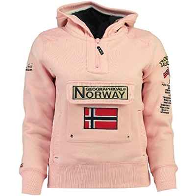 Geographical Norway - Sudadera DE NIÑOS GYMCLASS Rosa Claro 14