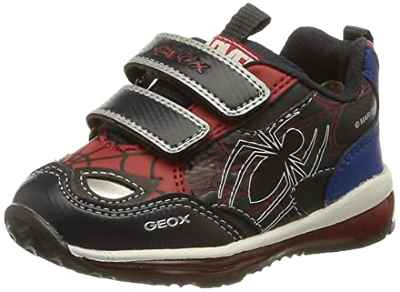 Geox B Todo Boy A, Sneakers para Niño, Multicolor (Navy/Red), 26 EU
