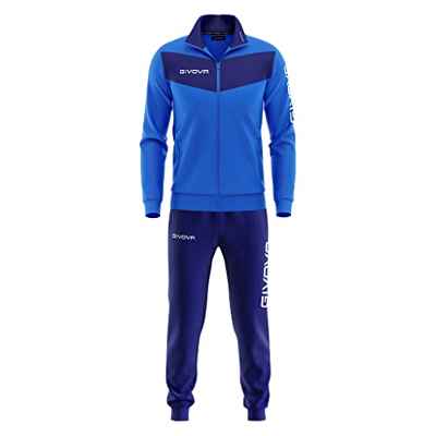 Givova Visa Chandal, Hombre, Multicolor (Azzurro Cielo/BLU), 2XL