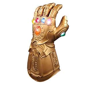 Guantelete Thanos con luces LED (tamaño niños en descripción)
