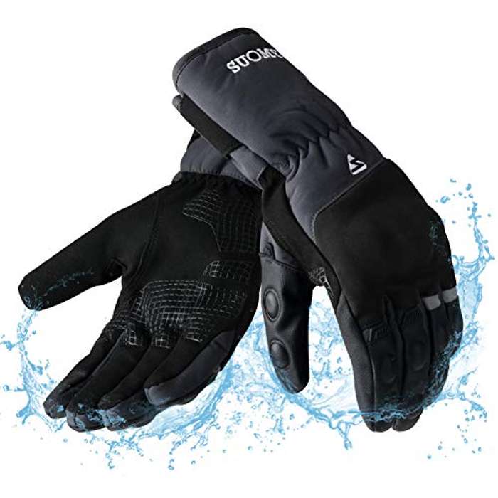 Guantes impermeables para moto o deportes al aire libre