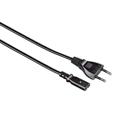 Hama | 00044225 Cable de alimentación para portátil, Cable Corriente Europeo, Negro