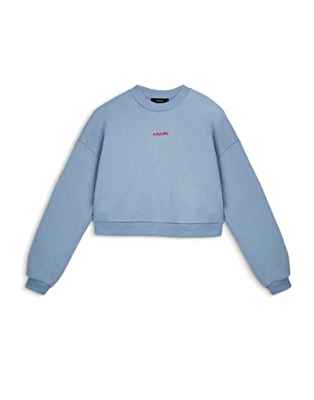 HAWKERS Mex Crop Sweatshirt, Sudadera para Mujer, Blue, XL