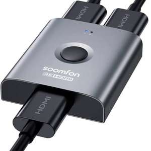 HDMI Switch HDMI Splitter 4K@60Hz 1080P@120Hz HDR/VRR/3D/HDCP2.2