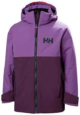 Helly Hansen W Imperial Puffy Jacket, Chaqueta De Pluma Para Acampada Y Marcha Niño Unisex Youth, Violeta (Purple), 10