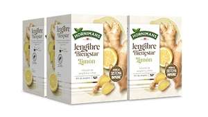 Hornimans Infusión de Jengibre con Limón 100% Natural | 60 bolsitas | Sin Teína