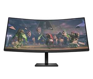 HP OMEN 34c– Monitor Gaming de 34" WQHD (3440 x 1440 a 165 Hz, 21:9, 1ms, HDMI, Antirreflejo, AMD FreeSync Premium, 1500R, Altavoces)