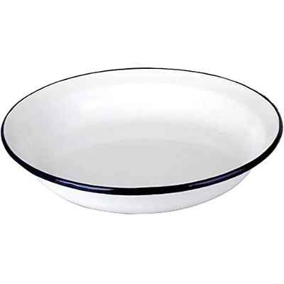 IBILI Plato Hondo Blanco 24 CMS, Stainless Steel