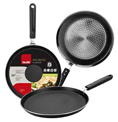 IBILI Sartén de Crepes Indubasic Mango de baquileta, antiadherente-28 cm, Aluminio, 28 CM