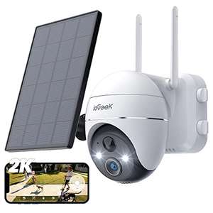 ieGeek 2K 5200mAh Batería Camara Vigilancia WiFi Exterior