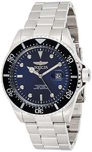 Invicta Pro Diver Reloj de cuarzo para hombre de acero inoxidable, 43 mm