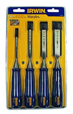 IRWIN TM444S4 - Formón M444, juego de 4 uds. - 6, 13, 19, 25 mm en estuche