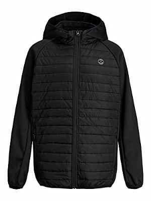 Jack & Jones Junior Jjemulti-Chaqueta Acolchada para niño, Black, 164 para Niños