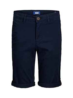 Jack & Jones Junior Jjibowie Jjshorts Solid Sa Jr Bermudas, Blazer Azul Marino, 158 para Niños