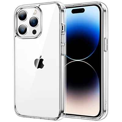 JETech Funda para iPhone 14 Pro MAX 6,7 Pulgadas, Antigolpes Carcasa, Anti-Amarillo, Antiarañazos Respaldo Transparente (Transparente)