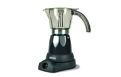 Jocca 5449N Cafetera Italiana Eléctrica, Negro