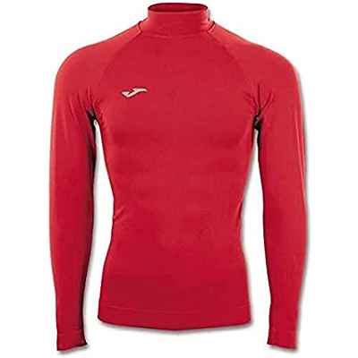 Joma Camiseta Brama Classic Manga Larga Termica, Textil, Rojo, S-M