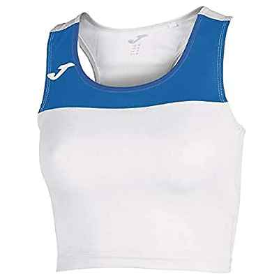 Joma Race Camisetas, Niñas, Blanco-Royal, 2XS