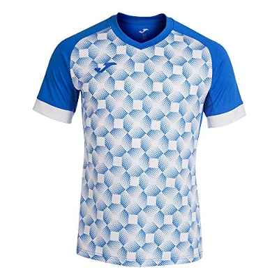 Joma Supernova III Camiseta, Hombre, Royal-Blanco, M