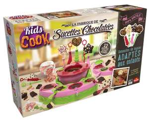 Juego para crear piruletas de chocolate (versión en francés)