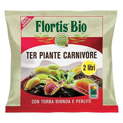 Kalapanta - Tierra orgánica Profesional, sustrato específico para Plantas carnívoras, Utilizado en la Agricultura ecológica 2 litros