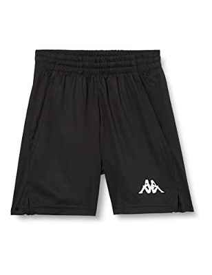 Kappa Logo ZENIO Pantalones Cortos, Unisex niños, Negro, 6Y