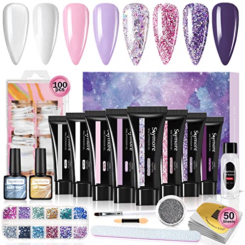 Kit uñas de gel de 8 Colores