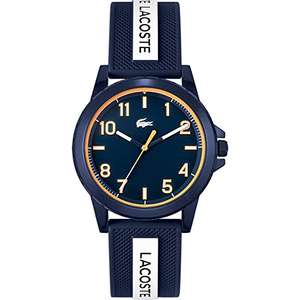 Lacoste Reloj Analógico de Cuarzo Unisex para niños con Correa en silicona de diferente colores