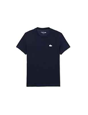 Lacoste Tf9246 Camiseta y Cuello Turtle, Azul Marino, 38 Mujer