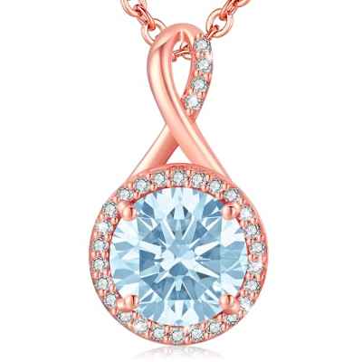 LAVUMO Collar Mujer de Plata 925 Hipoalergénico Colgante Mujer Joyas de Mujer Regalos para San Valentin Navidad Cumpleaños DÍA de La Madre para Novia Esposa Madre de Regalo Original Mujer