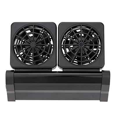 Lechnical Enfriamiento Ventilador Acuario Viento frío refrigerador Ajustable 2 Nivel Viento 100-240V