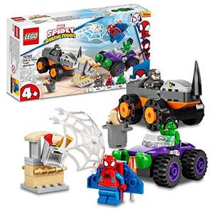 LEGO 10782 Marvel Spidey y Su Superequipo Camiones de Combate de Hulk y Rino (Añadir el cupón)
