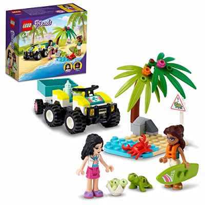 LEGO 41697 Friends Vehículo de Salvamento de Tortugas, Juguete de Rescate de Animales Marinos, Set de Construcción para Niños