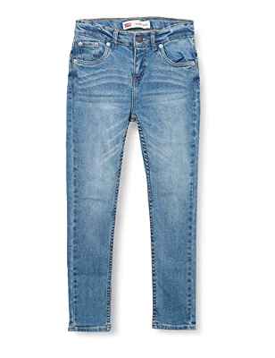 Levi's Kids Lvb Skinny Taper Jeans, Pantalones para Niños, Azul (Palisades), 8 años
