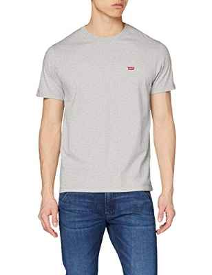 Levi's The Original tee Camiseta, Gris (Cotton + Patch Medium Grey Heather Emb 0015), X-Large para Hombre