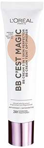 L'Oréal Paris BB C'est Magic Hell to Medium, crema de bálsamo para imperfecciones para una tez de aspecto natural, hidratante, 30 ml