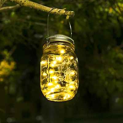 Luces De Jardin Solares - Luces De Exterior Jardin Impermeable Cadena De Luces Led Foco Solar Led Exterior Para Jardín, Patio, Terraza, Garaje, Camino de Entrada, Escaleras