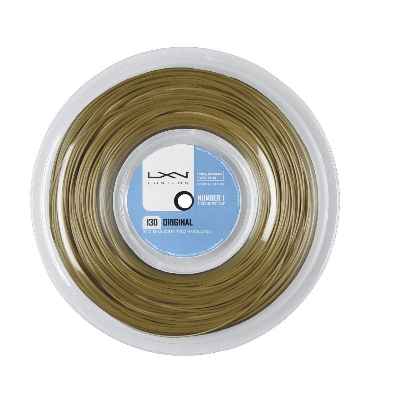 Luxilon Original 130 Cordaje de tenis, rollo 200 m, unisex, marrón, 1.30 mm