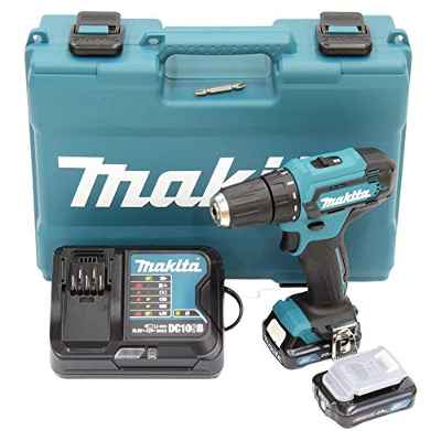 Makita DF333DSAE DF333DSAE-Taladro Atornillador inalámbrico (10,8 V), 10.8 V, Multicolor