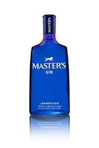 Master's Gin, Ginebra London Dry de 5 botánicos, Botella 700 ml
